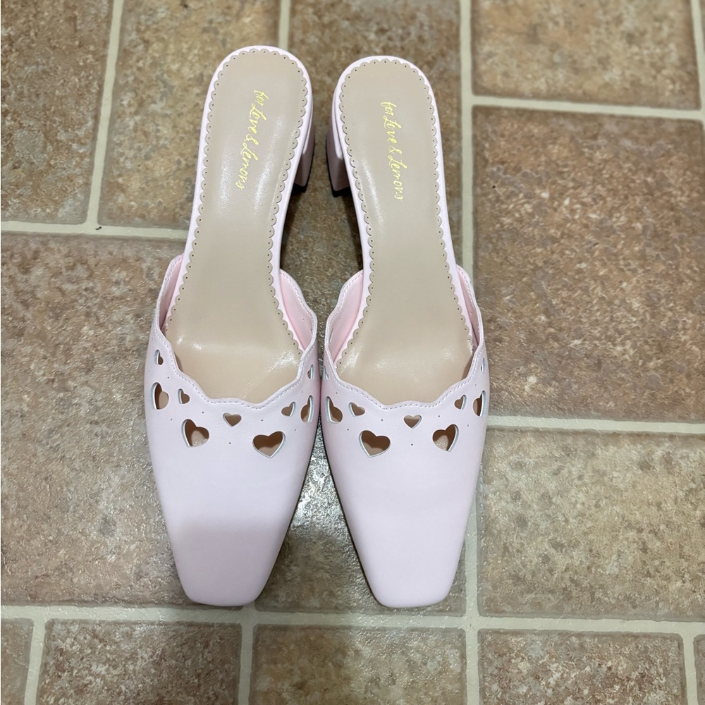 For Love And Lemons Juliette Ballet Mule Size 40 US 9 Pink NWOB - Picture 3 of 4